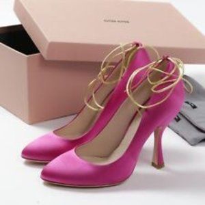 MIU MIU satin Heels Pumps
